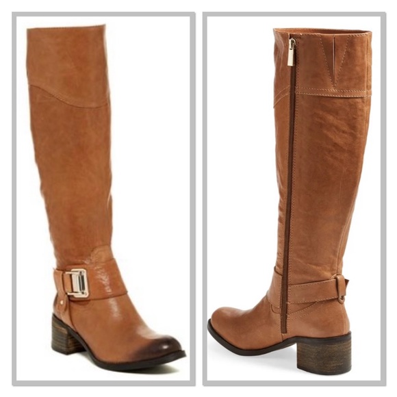 VINCE CAMUTO Finella Tall Leather Boot - Picture 1 of 15
